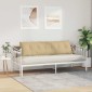 vidaXL Μαξιλάρι Πλάτης Γκρι Πράσινο 180 x 50 εκ. Υφασμάτινο Κορντουρά