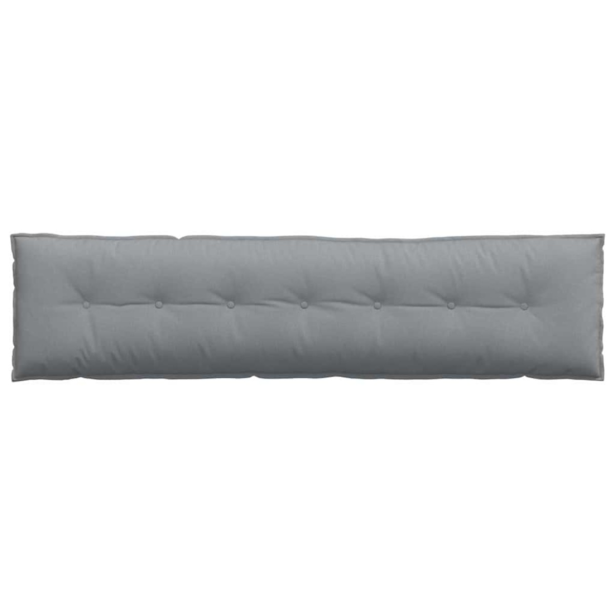 vidaXL Μαξιλάρι Πλάτης Ανοιχτό γκρι 200 x 19 x 50 εκ ύφασμα
