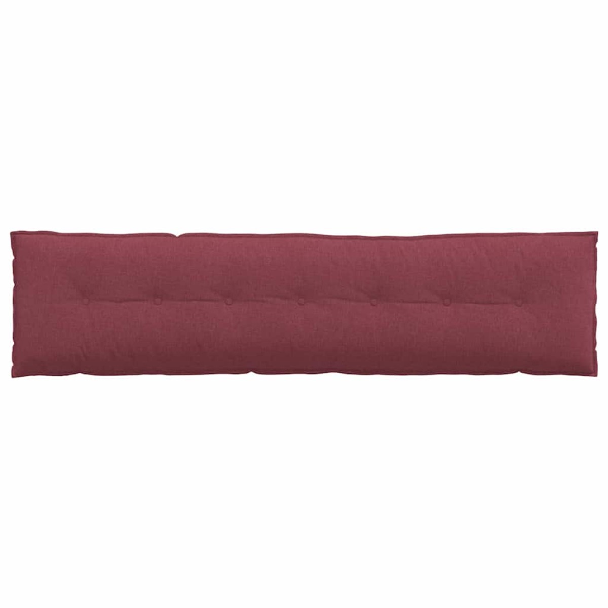 vidaXL Μαξιλάρι Πλάτης Κόκκινο 200 x 19 x 50 εκ ύφασμα