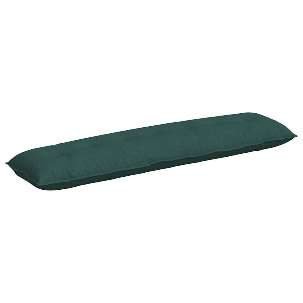 vidaXL Μαξιλάρι Πλάτης Σκούρο Πράσινο 200 x 19 x 50 εκ ύφασμα