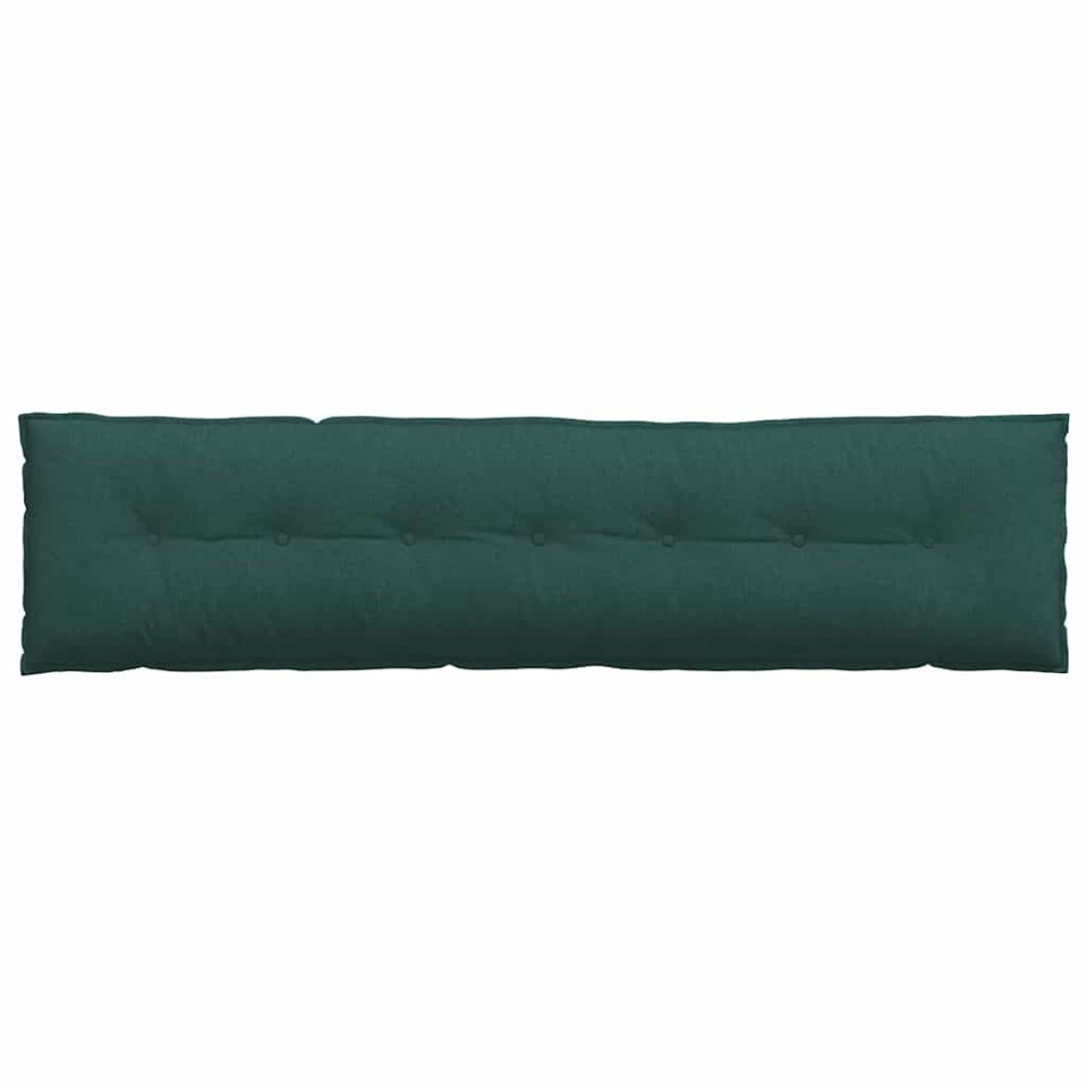 vidaXL Μαξιλάρι Πλάτης Σκούρο Πράσινο 200 x 19 x 50 εκ ύφασμα