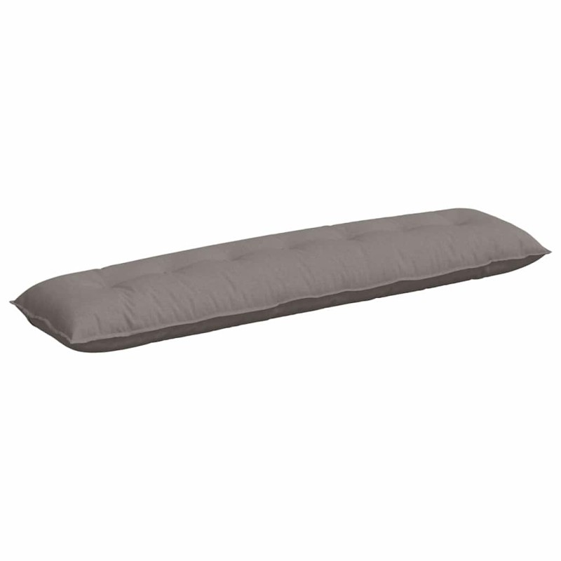 vidaXL Μαξιλάρι Πλάτης Taupe 200 x 19 x 50 εκ ύφασμα