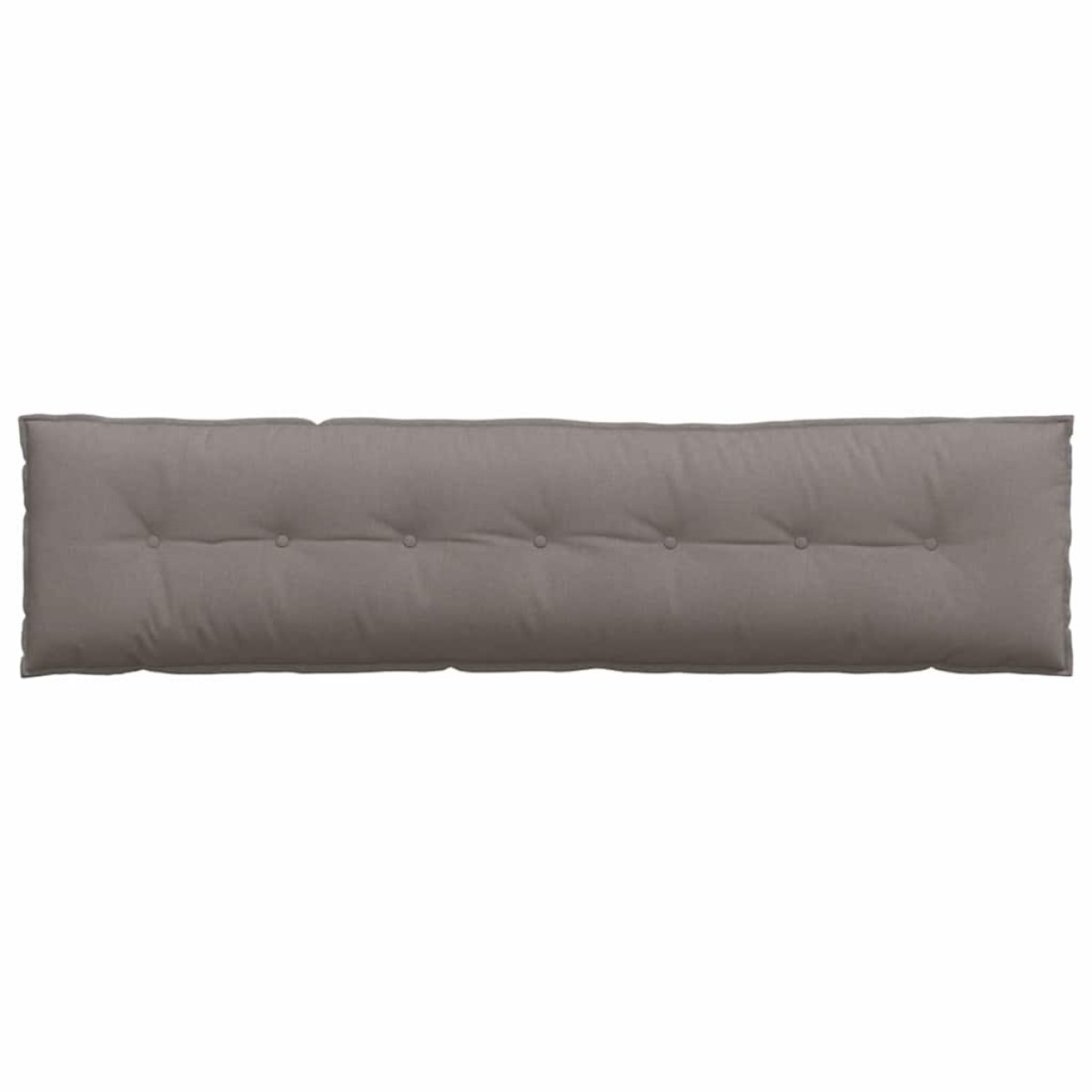 vidaXL Μαξιλάρι Πλάτης Taupe 200 x 19 x 50 εκ ύφασμα