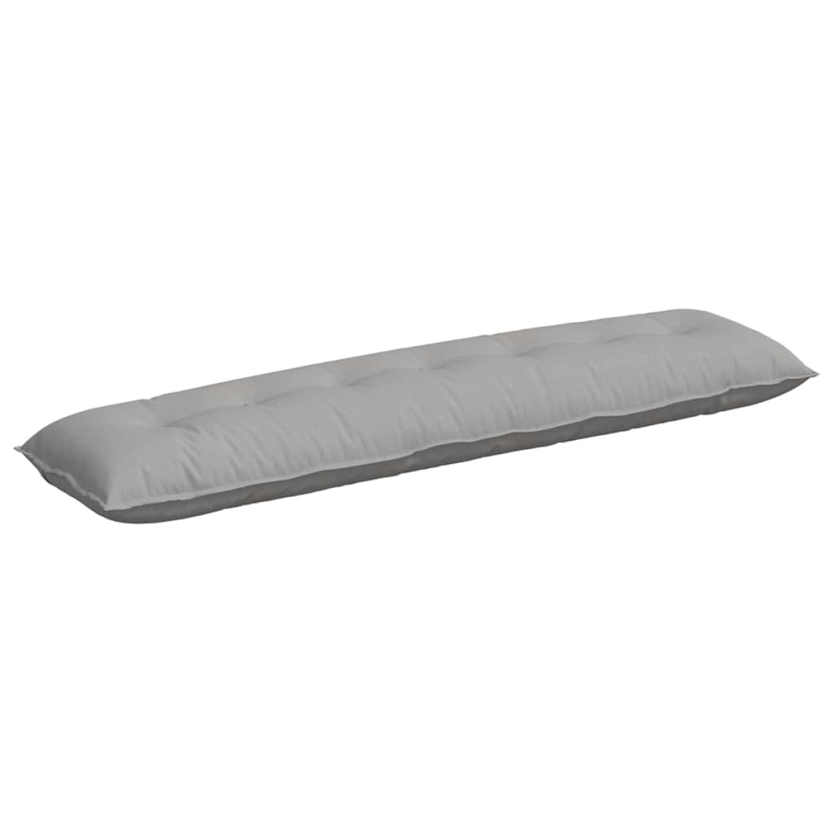 vidaXL Μαξιλάρι Πλάτης Σκίουρος Γκρί 200 x 19 x 50 εκ ύφασμα