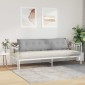 vidaXL Μαξιλάρι Πλάτης Σκίουρος Γκρί 200 x 19 x 50 εκ ύφασμα