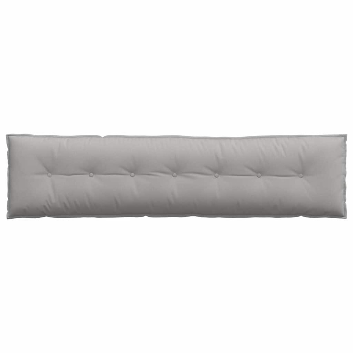 vidaXL Μαξιλάρι Πλάτης Σκίουρος Γκρί 200 x 19 x 50 εκ ύφασμα