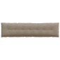vidaXL Μαξιλάρι Πλάτης Taupe 200 x 50 εκ. Ύφασμα Μικροΐνας