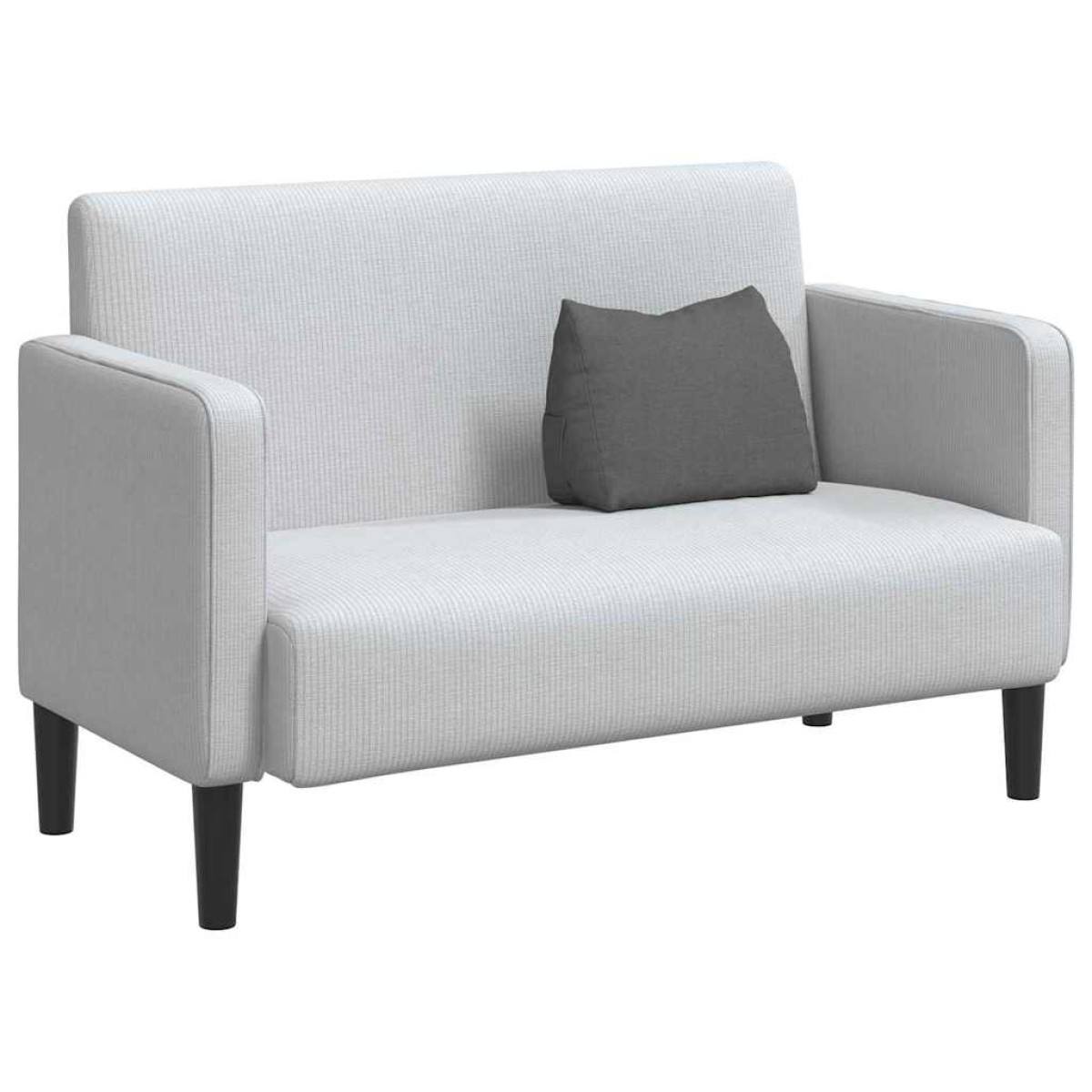 vidaXL Μαξιλάρι Πλάτης Σκούρο Γκρι 45 x 20 x 35 εκ. ύφασμα