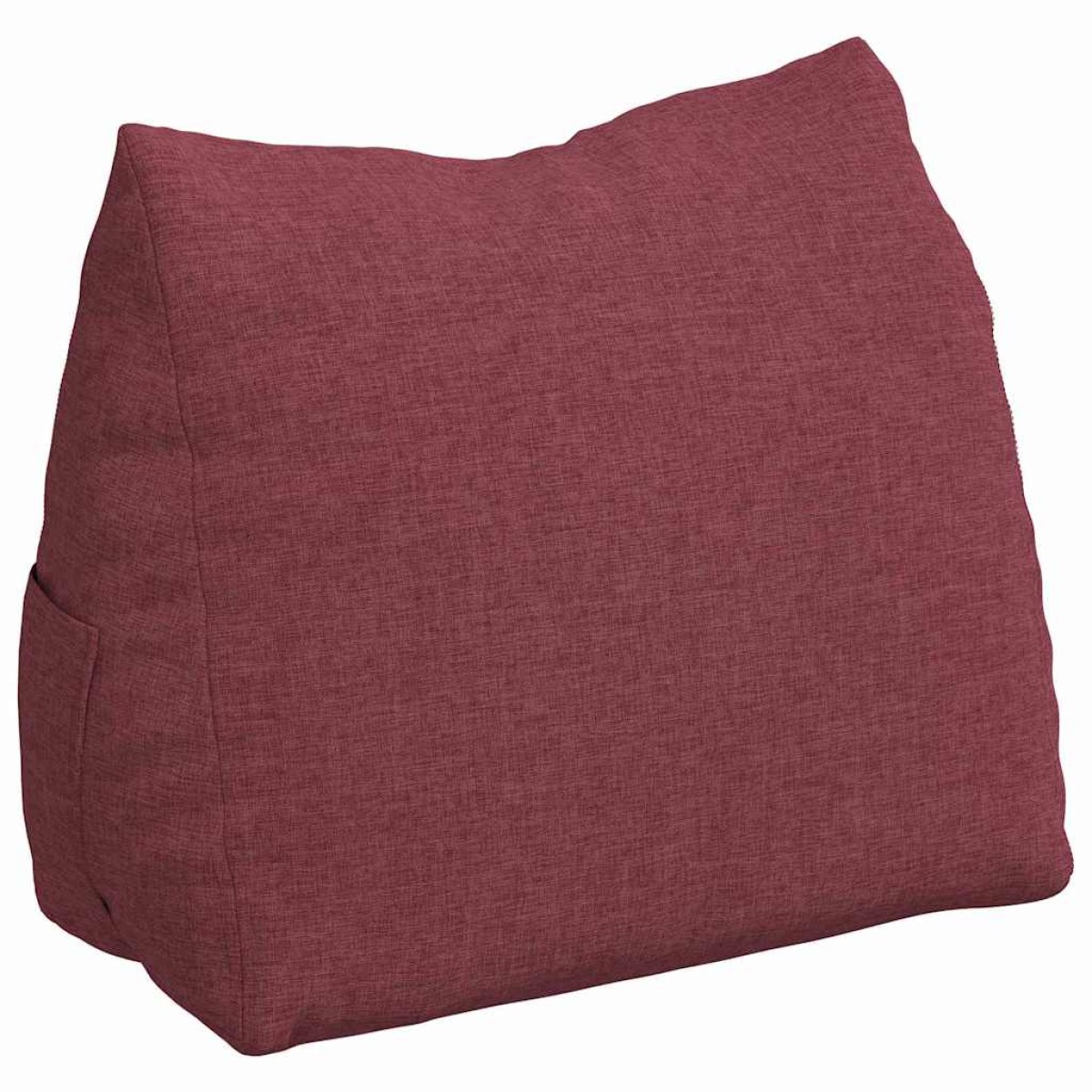 vidaXL Μαξιλάρι Πλάτης Κόκκινο 45 x 20 x 35 εκ. ύφασμα