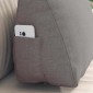 vidaXL Μαξιλάρι Πλάτης Taupe 45 x 20 x 35 εκ. ύφασμα