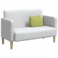vidaXL Μαξιλάρι Πλάτης Ανοιχτό Πράσινο 45 x 20 x 35 εκ. ύφασμα