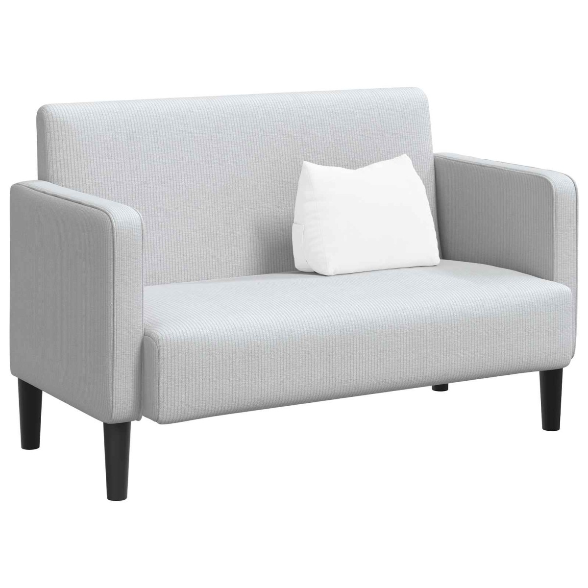 vidaXL Μαξιλάρι Πλάτης Λευκό 45 x 20 x 35 εκ. ύφασμα