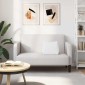 vidaXL Μαξιλάρι Πλάτης Λευκό 45 x 20 x 35 εκ. ύφασμα