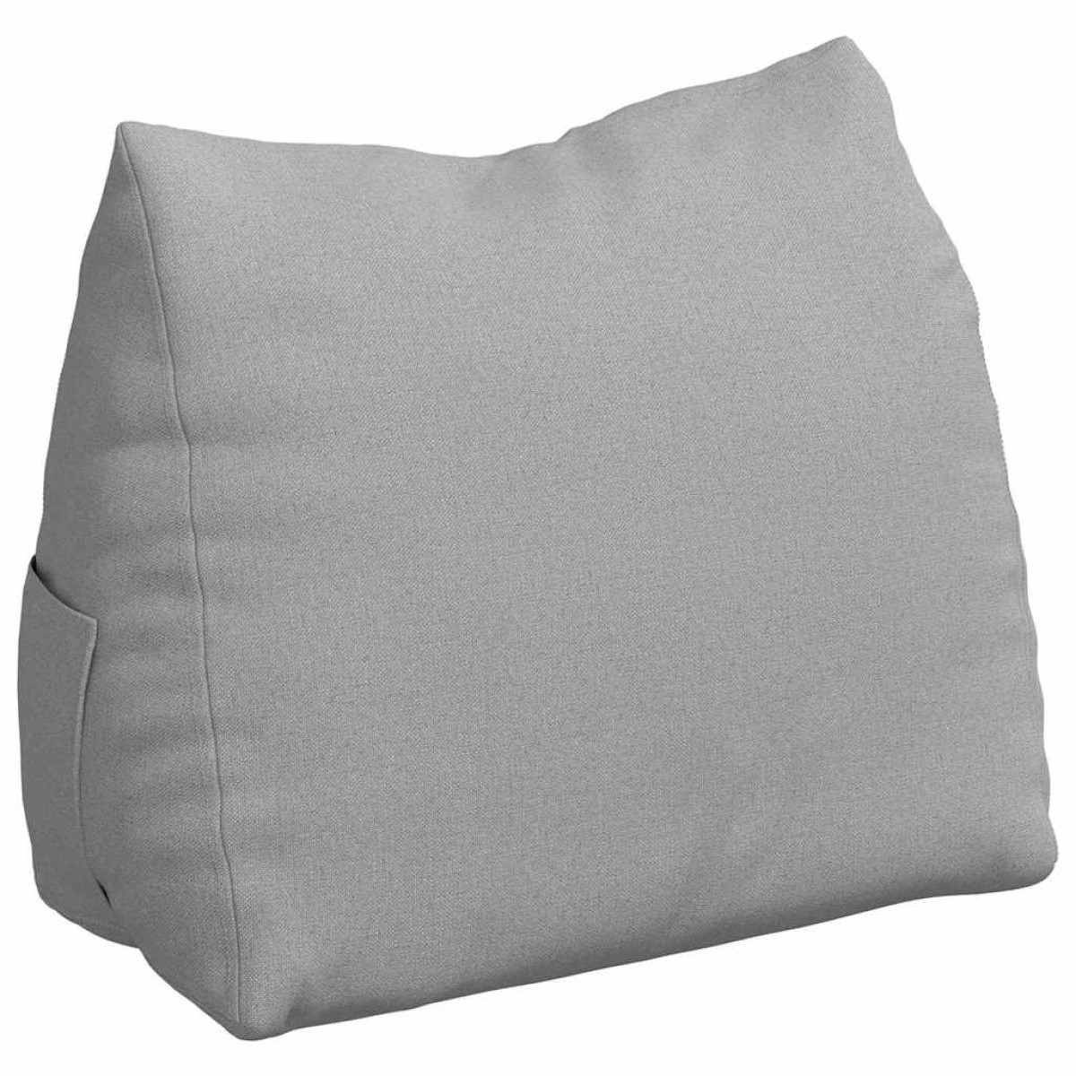 vidaXL Μαξιλάρι Πλάτης Σκίουρος Γκρί 45 x 20 x 35 εκ. ύφασμα