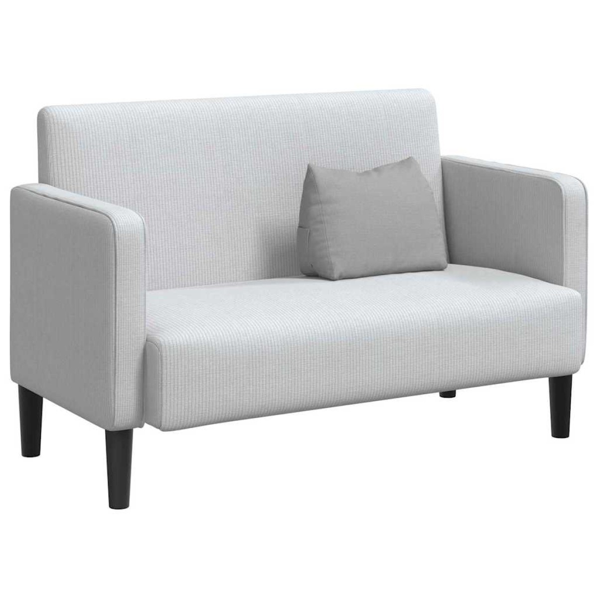 vidaXL Μαξιλάρι Πλάτης Σκίουρος Γκρί 45 x 20 x 35 εκ. ύφασμα