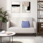 vidaXL Μαξιλάρι Πλάτης Μπλε τζην 45 x 20 x 35 εκ. ύφασμα