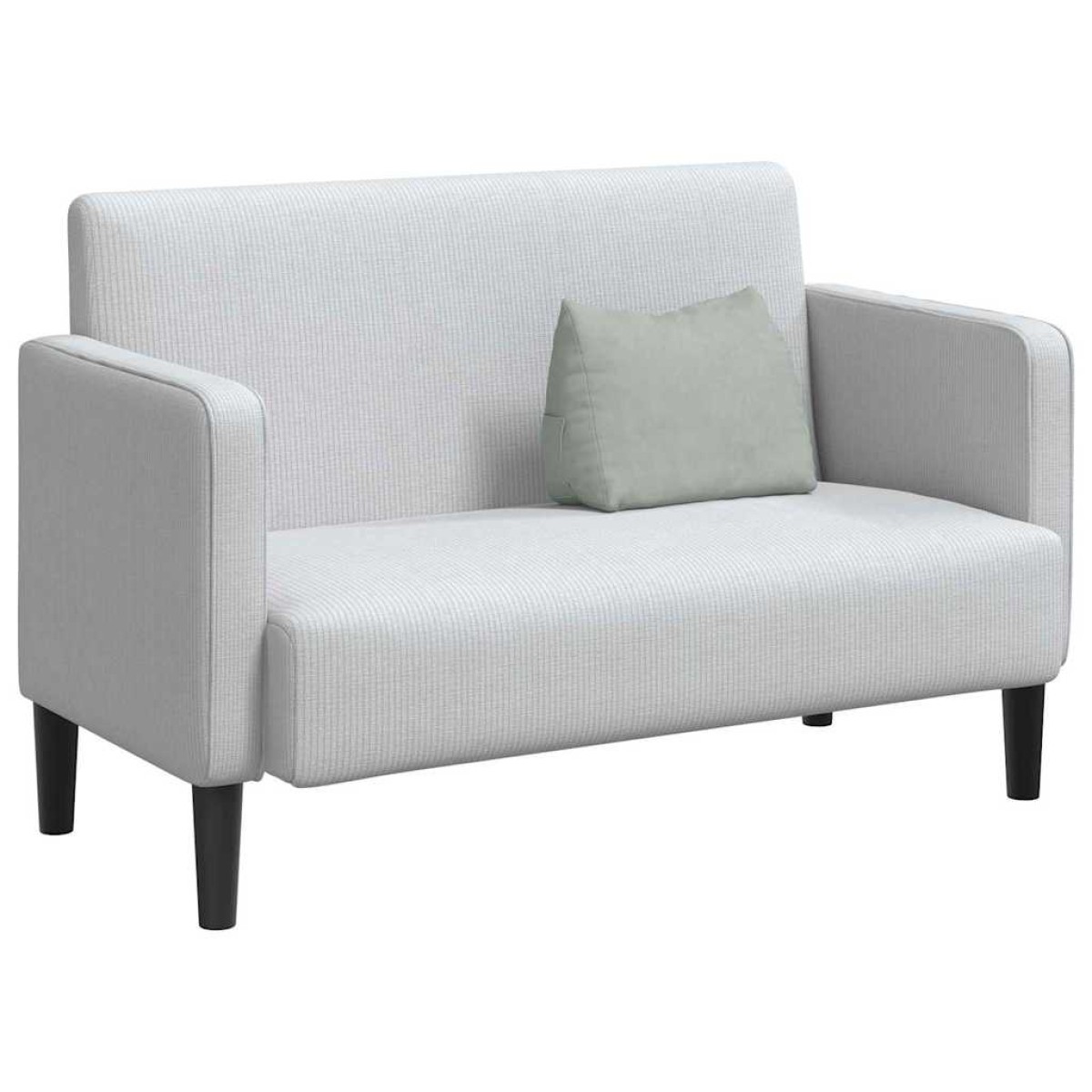 vidaXL Μαξιλάρι Πλάτης Ανοιχτό γκρι 45 x 20 x 35 εκ.