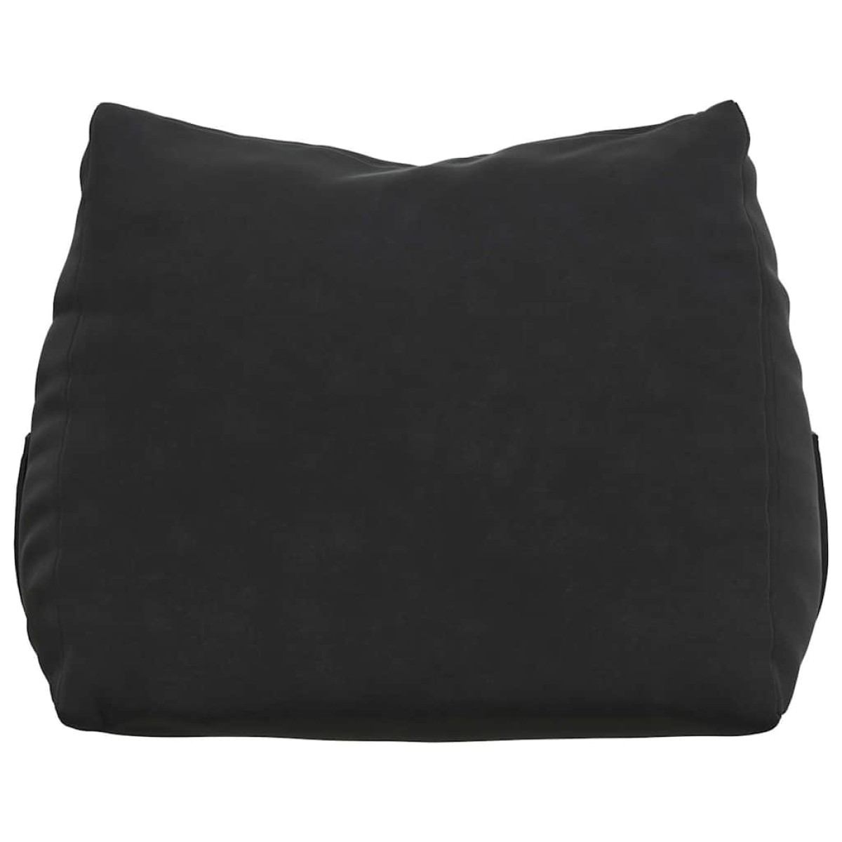 vidaXL Μαξιλάρι Πλάτης Μαύρο 45 x 20 x 35 εκ. Υφασμάτινο Κορντουρά