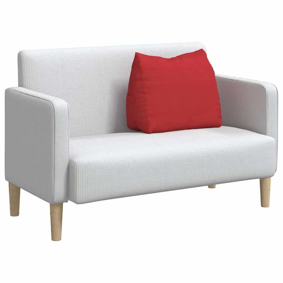 vidaXL Μαξιλάρι Πλάτης Κόκκινο 60 x 20 x 50 εκ. ύφασμα