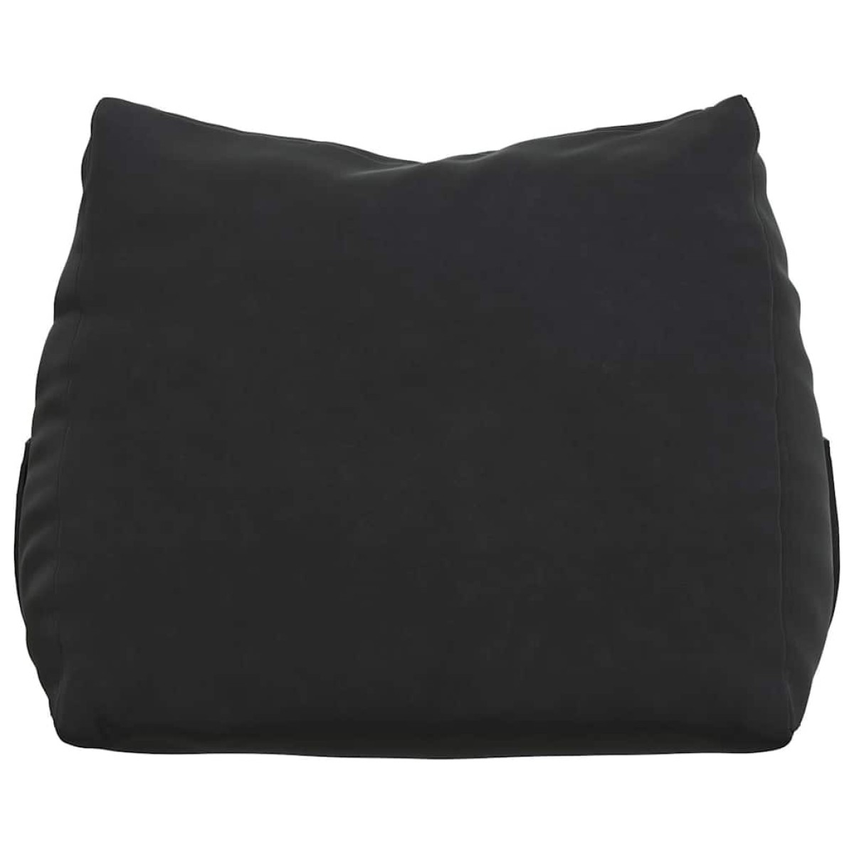 vidaXL Μαξιλάρι Πλάτης Μαύρο 60 x 20 x 50 εκ. Υφασμάτινο Κορντουρά