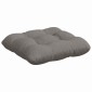 vidaXL Μαξιλάρια καθισμάτων 4 τμχ. Ύφασμα Taupe 40 x 40 x 12 εκ.