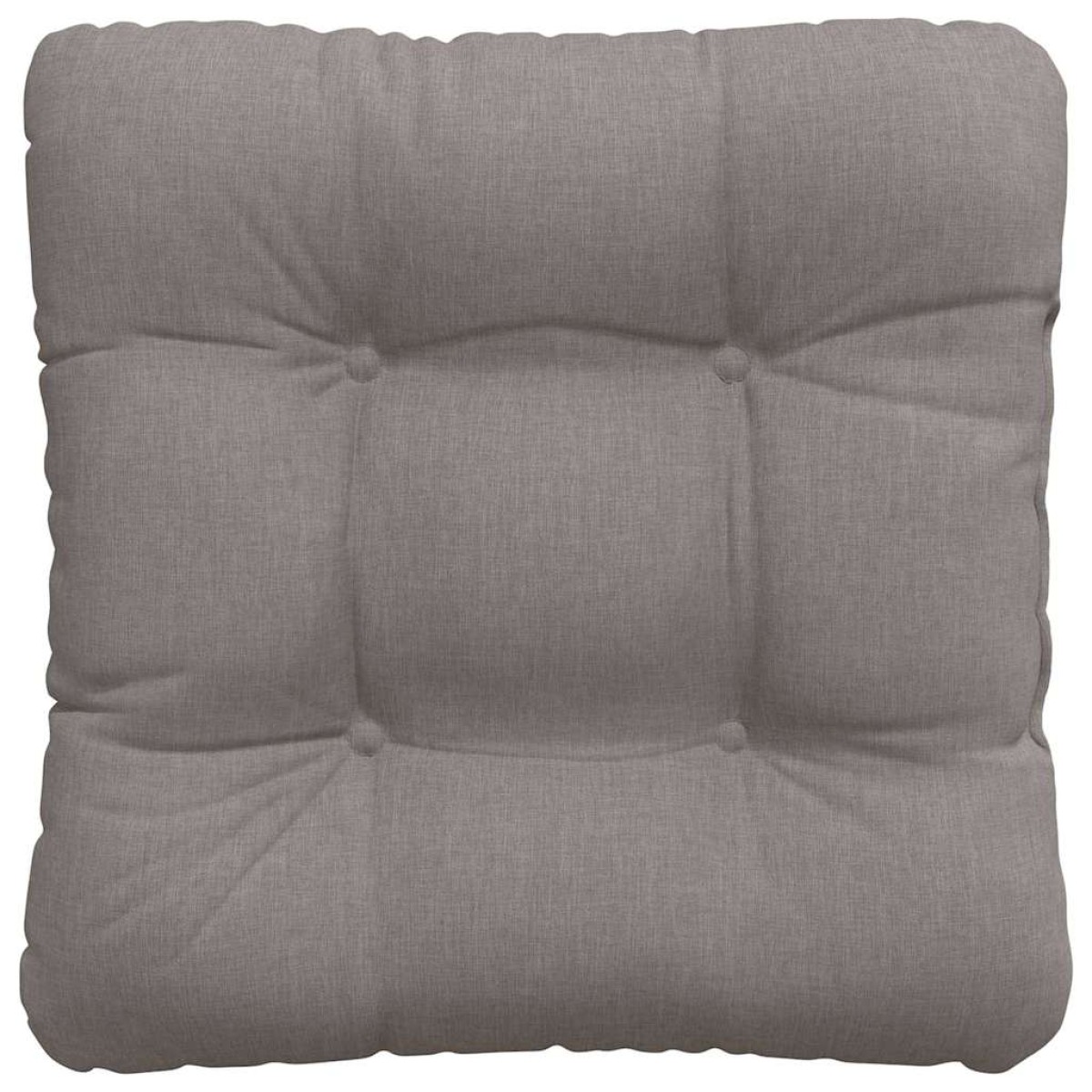 vidaXL Μαξιλάρια καθισμάτων 4 τμχ. Ύφασμα Taupe 40 x 40 x 12 εκ.