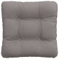 vidaXL Μαξιλάρια καθισμάτων 4 τμχ. Ύφασμα Taupe 40 x 40 x 12 εκ.