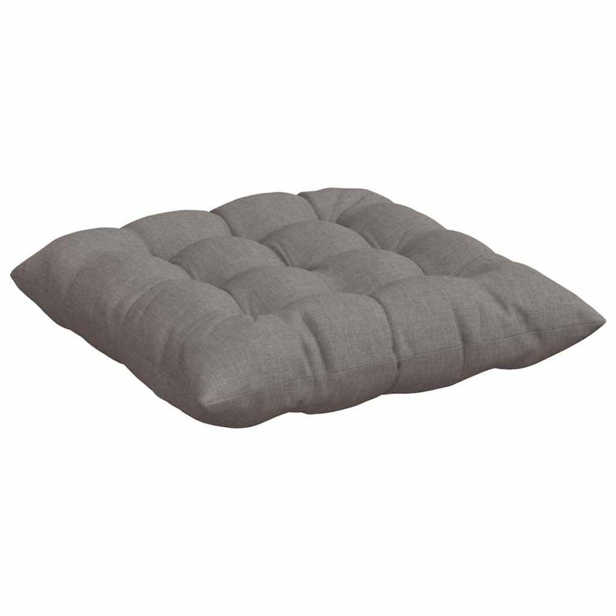 vidaXL Μαξιλάρια καθισμάτων 4 τμχ. Ύφασμα Taupe 40 x 40 x 6 cm