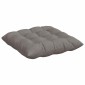 vidaXL Μαξιλάρια καθισμάτων 4 τμχ. Ύφασμα Taupe 40 x 40 x 6 cm