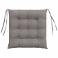 vidaXL Μαξιλάρια καθισμάτων 4 τμχ. Ύφασμα Taupe 40 x 40 x 6 cm