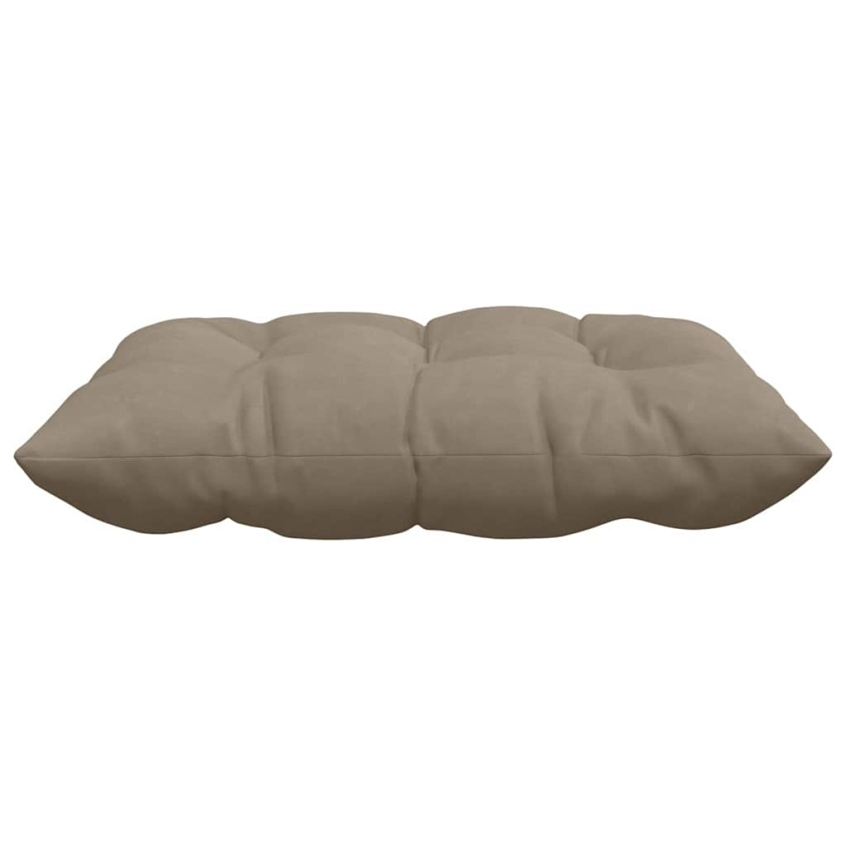 vidaXL Μαξιλάρια καθισμάτων 4 pcs Μικροΐνες Taupe 40 x 40 x 6 cm