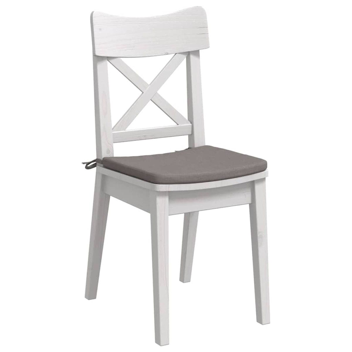 vidaXL Μαξιλάρια καθισμάτων 4 τμχ. ύφασμα Taupe 40 x 40 x 3 cm