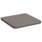 vidaXL Μαξιλάρια καθισμάτων 4 τμχ. ύφασμα Taupe 40 x 40 x 3 cm