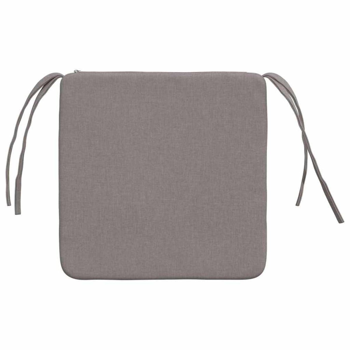 vidaXL Μαξιλάρια καθισμάτων 4 τμχ. ύφασμα Taupe 40 x 40 x 3 cm