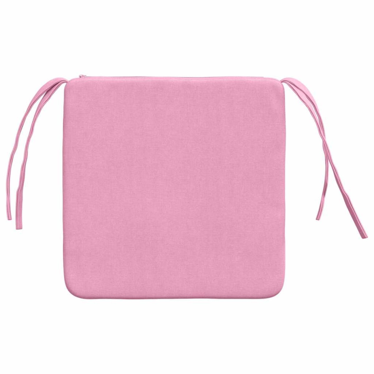vidaXL Μαξιλάρια καθισμάτων 4 pcs Ροζ 40 x 40 x 3 cm ύφασμα