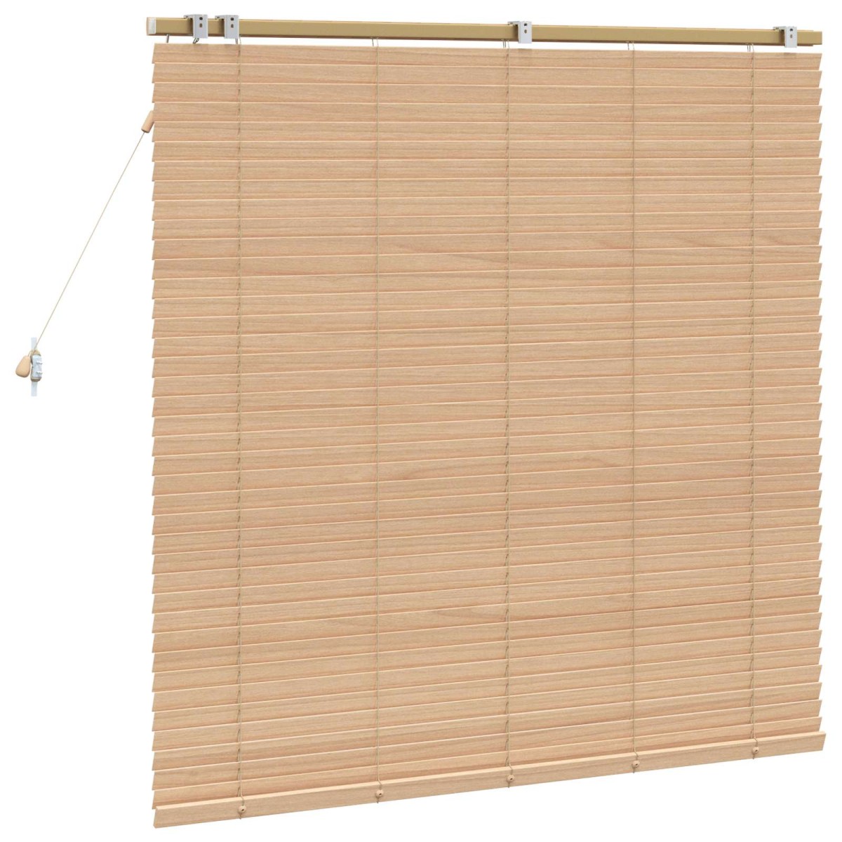 vidaXL Βενετσιάνικη Σκίαση Όψη Δρύς 130 x 130 cm 35 mm
