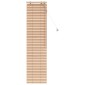 vidaXL Βενετσιάνικη Σκίαση Όψη Δρύς 40 x 160 cm 35 mm