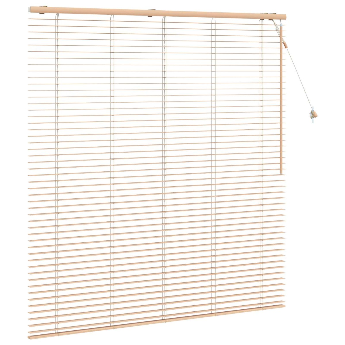 vidaXL Βενετσιάνικη Σκίαση Όψη Δρύς 160 x 160 cm 35 mm