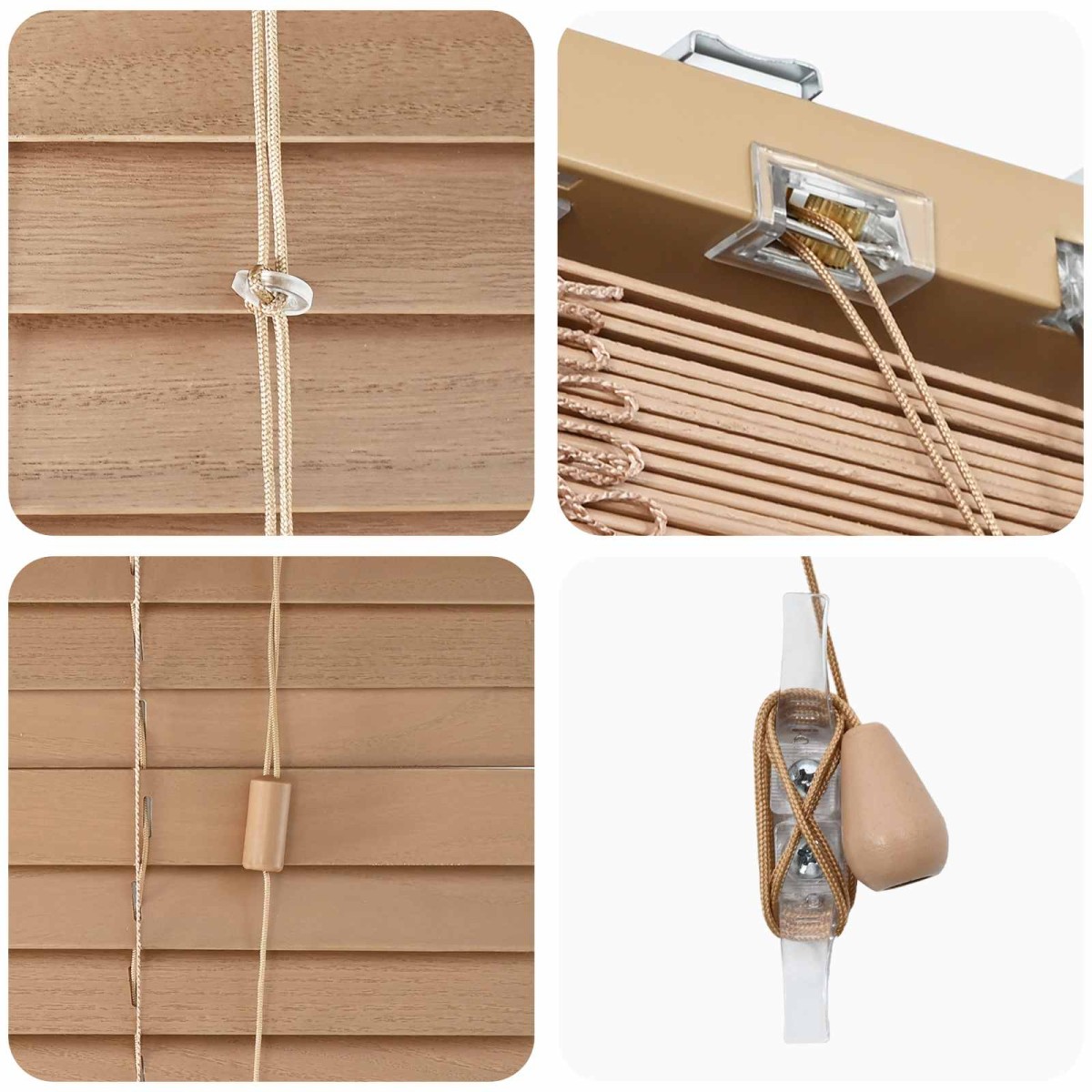 vidaXL Βενετσιάνικη Σκίαση Όψη Δρύς 85 x 250 cm 35 mm