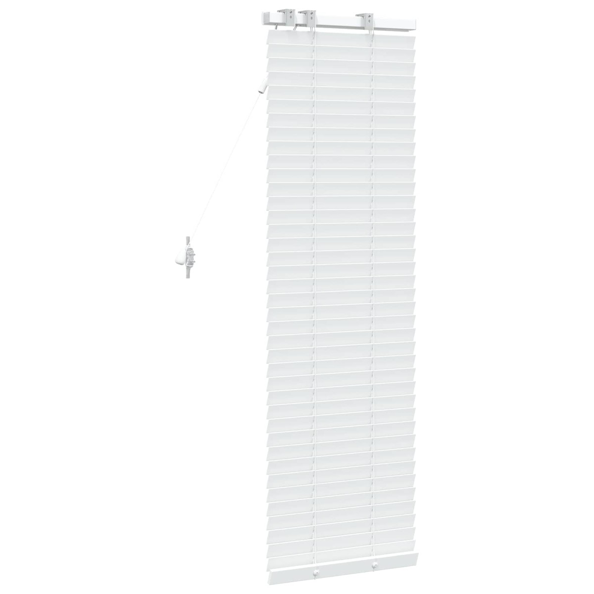 vidaXL Βενετσιάνικη Σκίαση Λευκό 50 x 130 εκ 35 mm