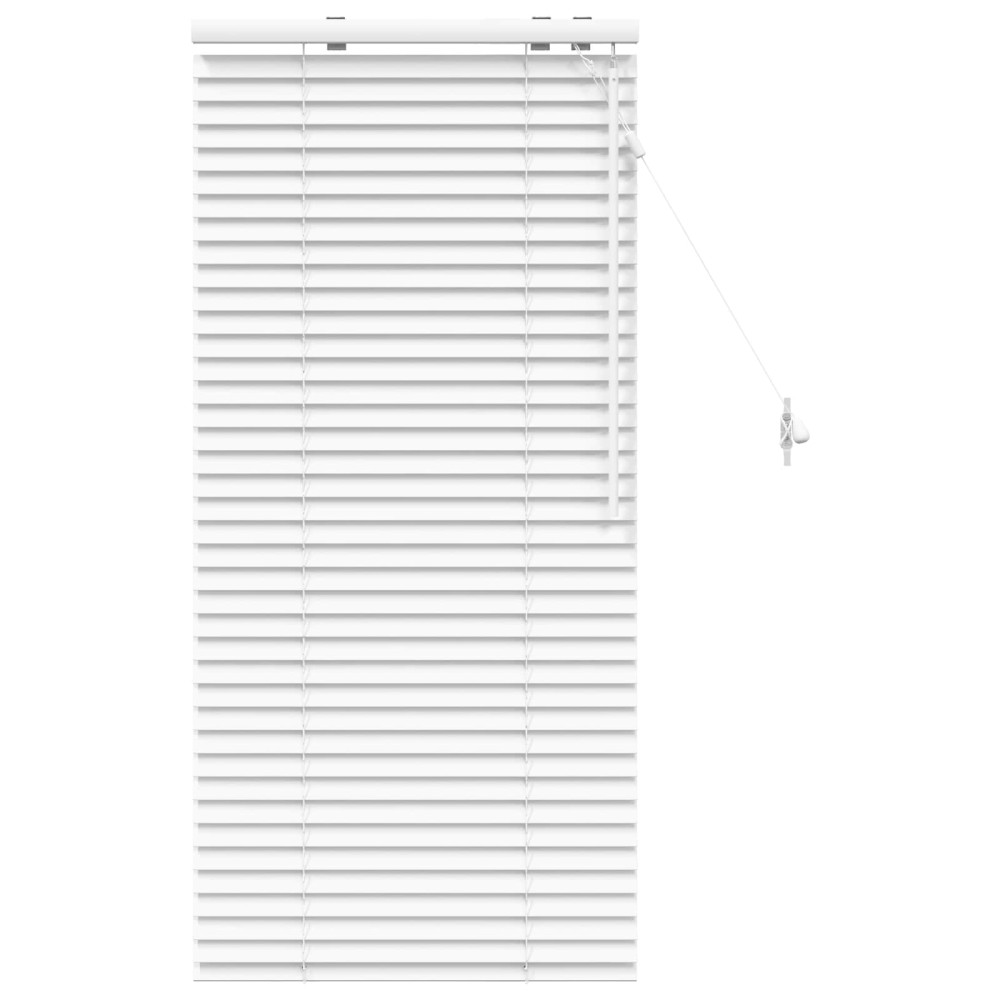 vidaXL Βενετσιάνικη Σκίαση Λευκό 55 x 130 εκ 35 mm