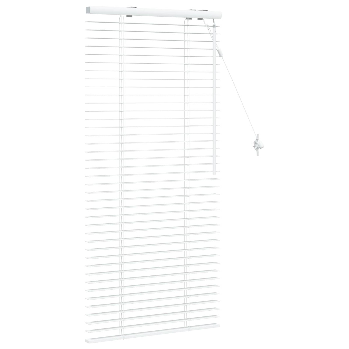 vidaXL Βενετσιάνικη Σκίαση Λευκό 55 x 130 εκ 35 mm