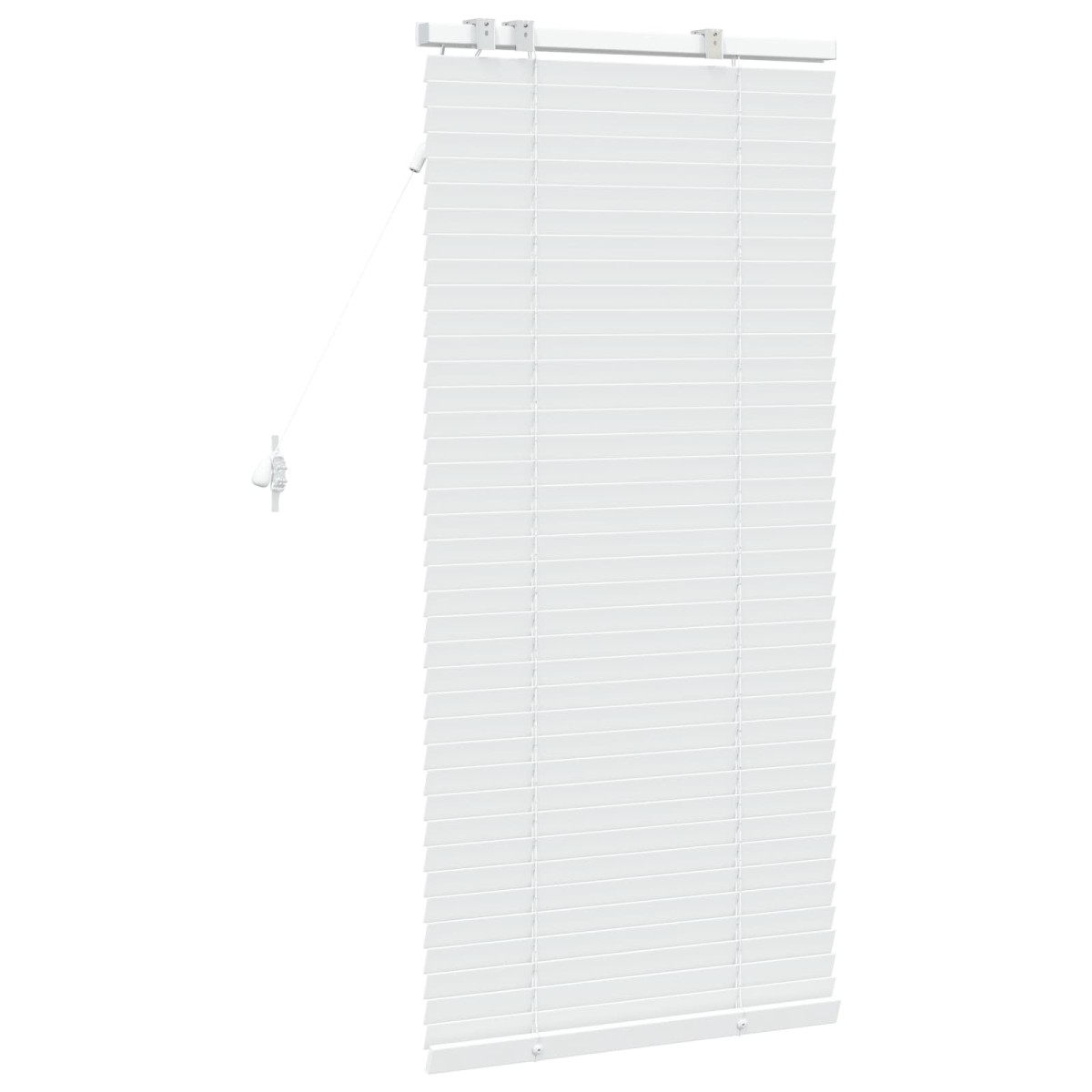 vidaXL Βενετσιάνικη Σκίαση Λευκό 60 x 130 cm 35 mm