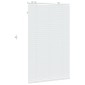 vidaXL Βενετσιάνικη Σκίαση Λευκό 85 x 130 εκ 35 mm
