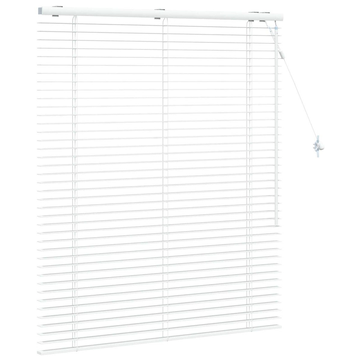 vidaXL Βενετσιάνικη Σκίαση Λευκό 100 x 130 cm 35 mm