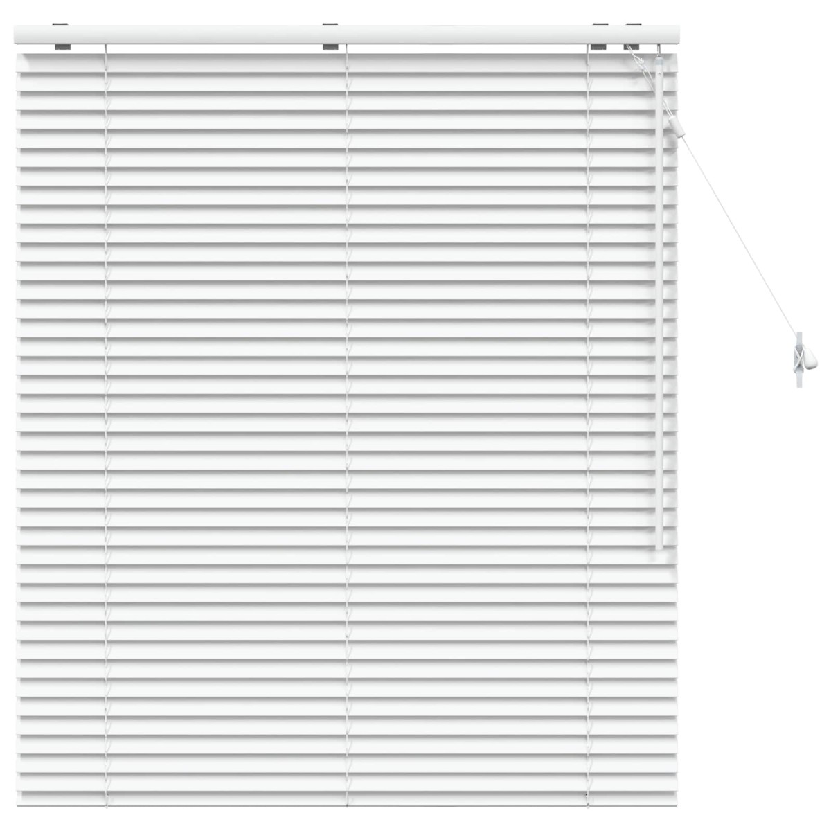 vidaXL Βενετσιάνικη Σκίαση Λευκό 110 x 130 cm 35 mm