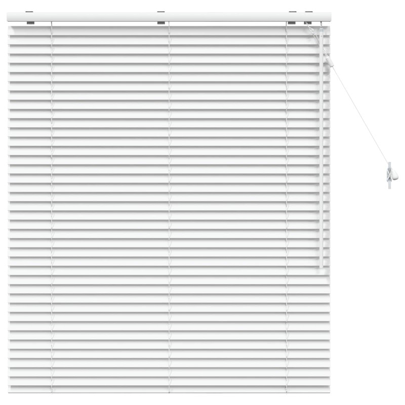 vidaXL Βενετσιάνικη Σκίαση Λευκό 110 x 130 cm 35 mm