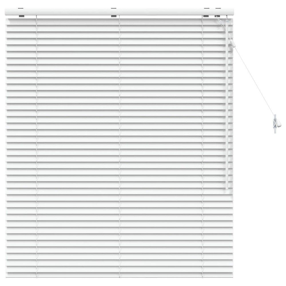 vidaXL Βενετσιάνικη Σκίαση Λευκό 120 x 130 εκ 35 mm