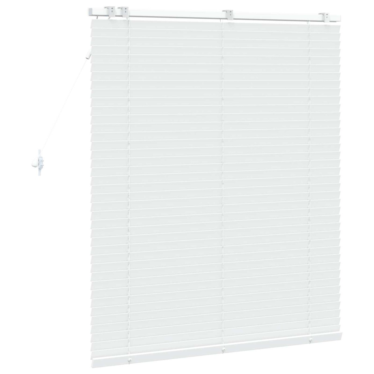 vidaXL Βενετσιάνικη Σκίαση Λευκό 120 x 130 εκ 35 mm