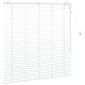 vidaXL Βενετσιάνικη Σκίαση Λευκό 130 x 130 cm 35 mm